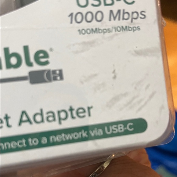 Plugable USB C to Ethernet Adapter, Fast and Reliable Thunderbolt - Picture 6 of 7